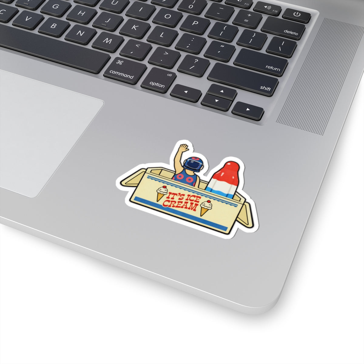 Fish is in the Freezer! 2025 NYE Ice Cream Gag Sticker